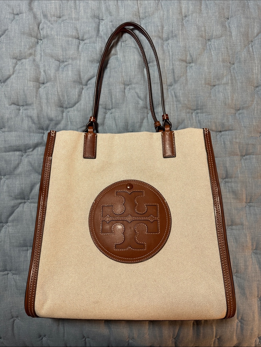 Tory Burch Ella Canvas Tote Tall